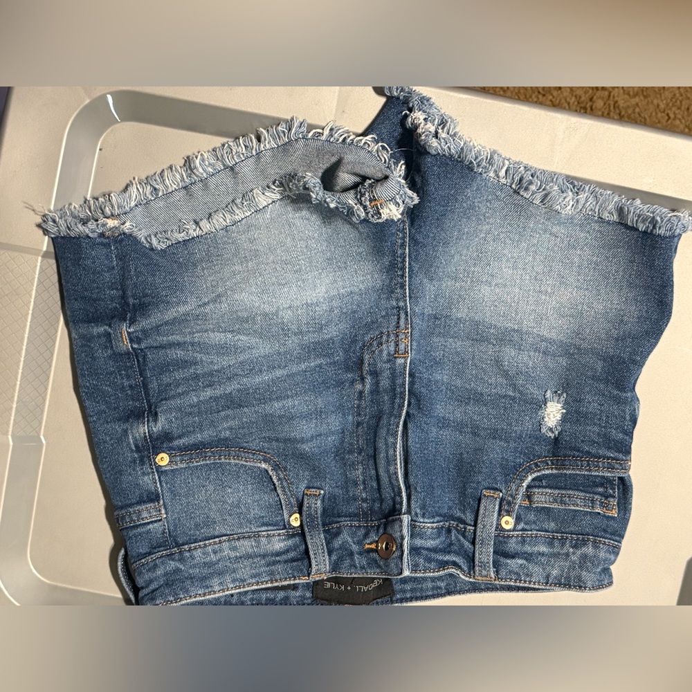 Kendall & Kylie Blue Jean Shorts